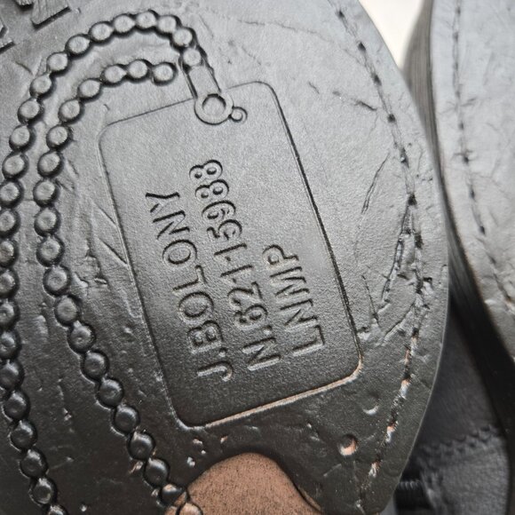 Luichiny Black Vegan Leather Moto Boots Women's "Mara Beth" Size 6 New In Box - Picture 9 of 10